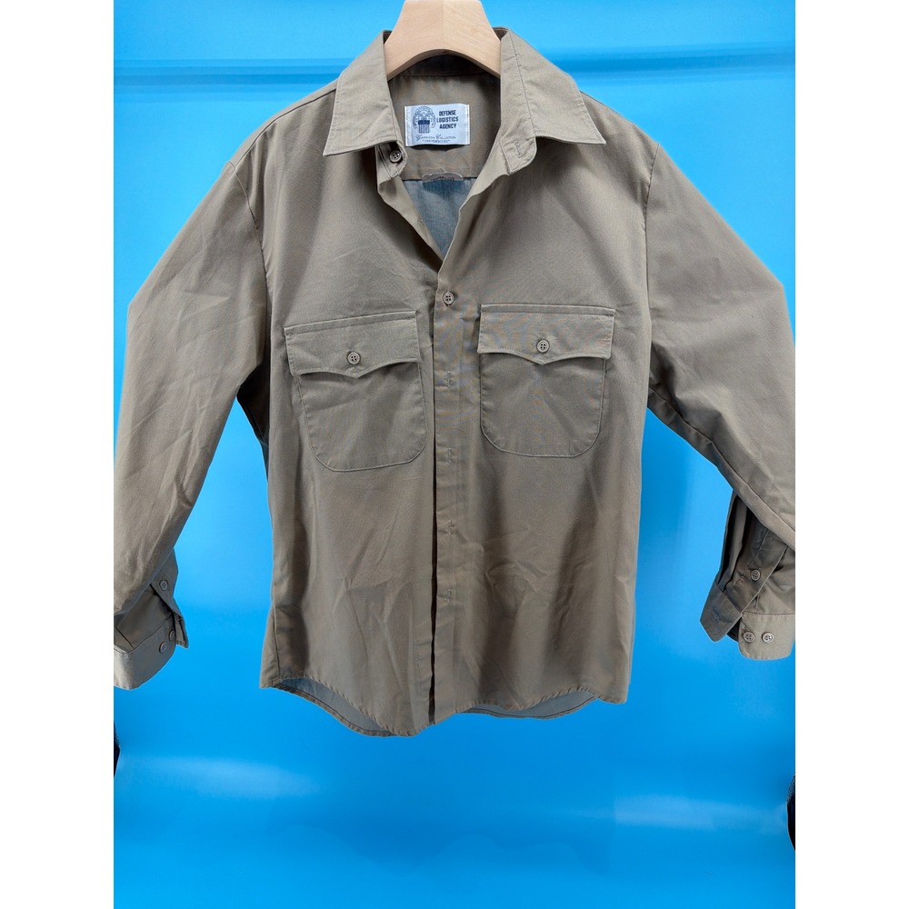 Defense Logistics Agency Garrison Collection Khaki Military Shirt